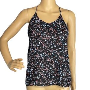 Paper Crane Floral Sleeveless  Top Sz S